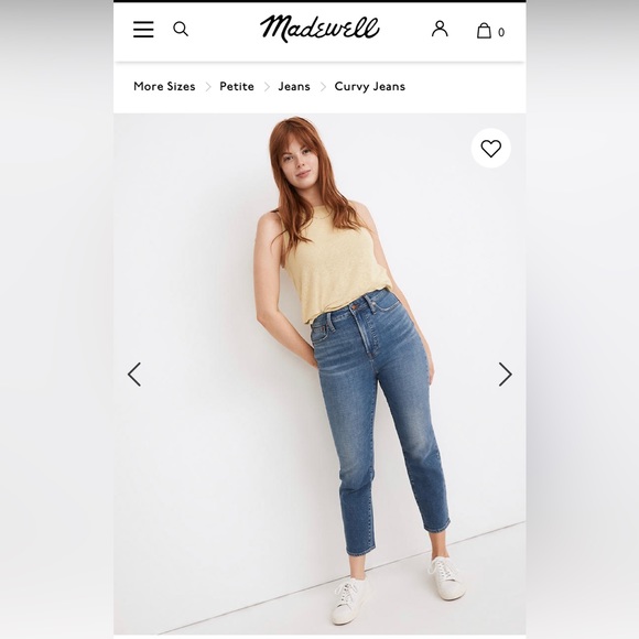 Madewell Womens the Curvy Perfect Vintage Crop Jean Sandford Wash 26P Petite - Picture 8 of 8